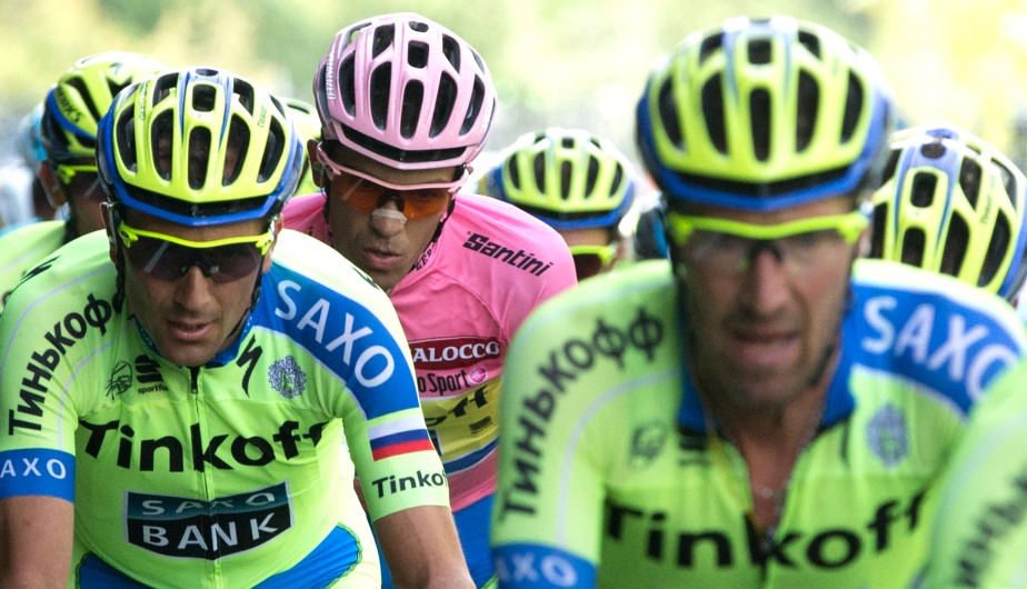 Contador's concentration (ANSA/Claudio Peri)