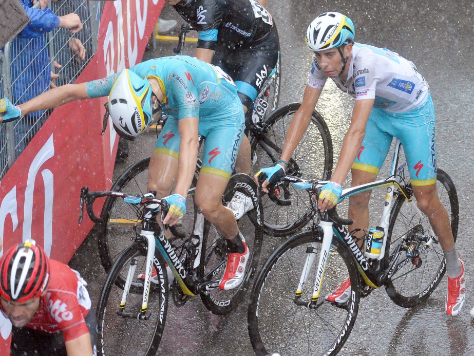 Fabio Aru's face says it all after stage twelve (ANSA/Luca Zennaro)