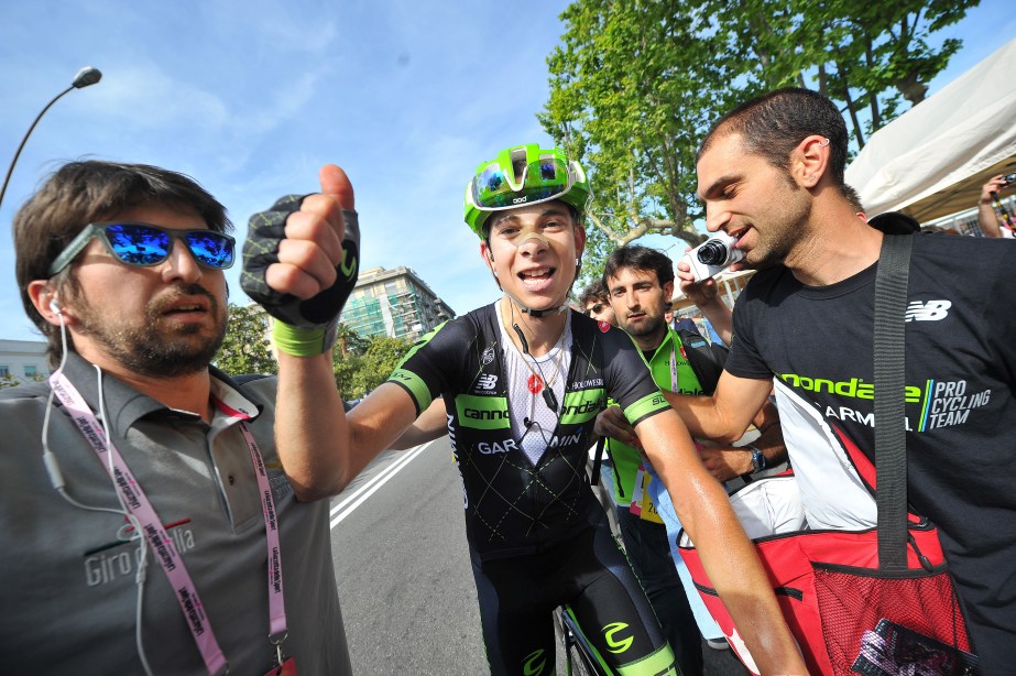 Giro stage 4 Formolo celebration (ANSA - DAL ZENNARO - PERI)